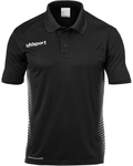 uhlsport Score Poloshirt Kinder schwarz/weiss 152