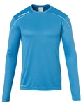 uhlsport Stream 22 Trikot Langarm cyan/wei&szlig; 128