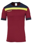 uhlsport Offense 23 Trikot kurzarm bordeaux/marine/fluo gelb 164