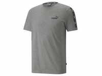 PUMA Ess+ Metallic Tape T-Shirt Herren medium gray heather S
