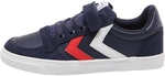 hummel Slimmer Stadil Leder Low-Top Sneaker Kinder 7666 - peacoat 29