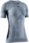 X-BIONIC Invent Light kurzarm Rundhals-Funktionsshirt Damen grey melange/anthracite