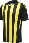 hummel Core XK gestreiftes Trikot Kinder black/blazing yellow 176