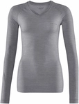 FALKE Wool-Tech Light Funktionsshirt Damen grey-heather L