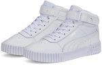 PUMA Carina 2.0 Mid-Top Sneaker Damen PUMA white/PUMA white/PUMA silver 38