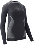 UYN Evolutyon Comfort langarm Funktionsshirt Damen charcoal/white/light grey XS