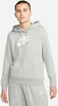 NIKE Sportswear Club Fleece Hoodie Damen dk grey heather/white M
