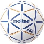 molten D60 harzfreier harzfreier Handball f&uuml;r Hallen mit Harzverbot wei&szlig; Gr. 2