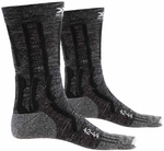X-SOCKS Trek X Linen Trekkingsocken dolomite grey melange/opal black 45-47