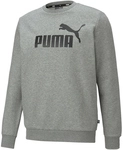 PUMA Ess Big Logo Crew Fleece-Sweatshirt Herren medium gray heather S