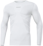 JAKO Comfort 2.0 langarm Funktionsshirt Kinder wei&szlig; 140/152