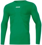 JAKO Comfort 2.0 langarm Funktionsshirt Kinder sportgr&uuml;n 164/176