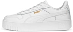 PUMA Carina Street Plateau Sneaker Damen 01 - PUMA white/PUMA white/PUMA gold 40