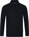 JAKO Doubletex Sweatshirt mit 1/4-Rei&szlig;verschluss schwarz 4XL