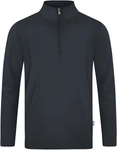 JAKO Doubletex Sweatshirt mit 1/4-Rei&szlig;verschluss anthrazit S