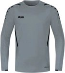 JAKO Challenge Sweatshirt Kinder steingrau/schwarz 140