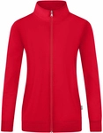 JAKO Doubletex Sweatjacke Damen rot 46
