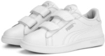 PUMA Smash 3.0 Leder-Sneaker mit Klettverschluss Kinder 02 - PUMA white/cool...