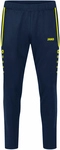 JAKO Allround Trainingshose Herren marine/neongelb 3XL