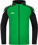 JAKO Performance Kapuzenjacke Herren soft green/schwarz XL