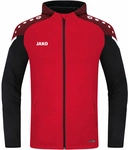JAKO Performance Kapuzenjacke Herren rot/schwarz XXL