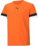 PUMA teamRISE Trikot Kinder golden poppy/black/white 164