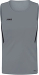 JAKO Challenge Tanktop Kinder steingrau/schwarz 164