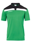 uhlsport Offense 23 Poloshirt gr&uuml;n/schwarz/weiss 140