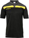 uhlsport Offense 23 Poloshirt schwarz/anthrazit/limonengel 152