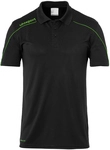 uhlsport Stream 22 Poloshirt schwarz/fluo gr&uuml;n L