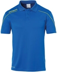 uhlsport Stream 22 Poloshirt azurblau/limonengelb 164
