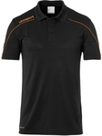 uhlsport Stream 22 Poloshirt schwarz/fluo orange 164