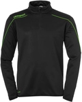 uhlsport Stream 22 1/4-Zip Top schwarz/fluo gr&uuml;n 140