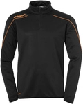 uhlsport Stream 22 1/4-Zip Top schwarz/fluo orange 140