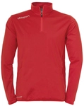uhlsport Essential 1/4-Zip Trainings-Top rot/wei&szlig; XXL