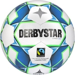 DERBYSTAR Gamma Light 350g Leicht-Fu&szlig;ball wei&szlig;/blau/gr&uuml;n 5