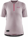 CRAFT Core Offroad 1/2-Zip Fahrradtrikot Damen 436000 - gerbera L
