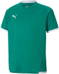 PUMA teamLIGA Trikot Kinder 05 - pepper green/puma white 140