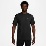 NIKE UV Hyverse Dri-FIT kurzarm Fitnessshirt Herren 010 - black/white L