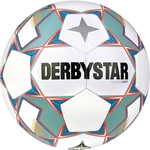 DERBYSTAR Stratos Light 350g Leicht-Fu&szlig;ball wei&szlig;/blau/orange 4