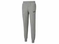 PUMA Essentials Logo Fleece-Jogginghose Herren 03 - medium gray heather S