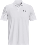 UNDER ARMOUR Performance 3.0 Golf-Poloshirt Herren 100 - white/pitch gray XXL