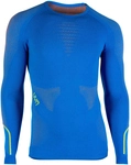 UYN Ambityon langarm Funktionsshirt Herren french blue/orange shiny/yellow shiny L/XL