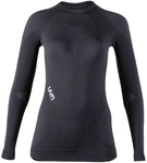 UYN Ambityon langarm Funktionsshirt Damen blackboard/anthrazit/white S/M