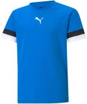 PUMA teamRISE Trikot Kinder electric blue/black/white 164