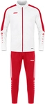JAKO Power Polyester Trainingsanzug 004 - wei&szlig;/rot S