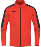 JAKO Power Polyesterjacke Damen 375 - flame/marine 34