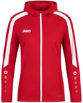 JAKO Power Kapuzenjacke Damen 100 - rot 34
