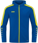 JAKO Power Kapuzenjacke Kinder 404 - royal/citro 128