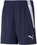 PUMA teamLIGA Shorts Kinder peacoat/puma white 116